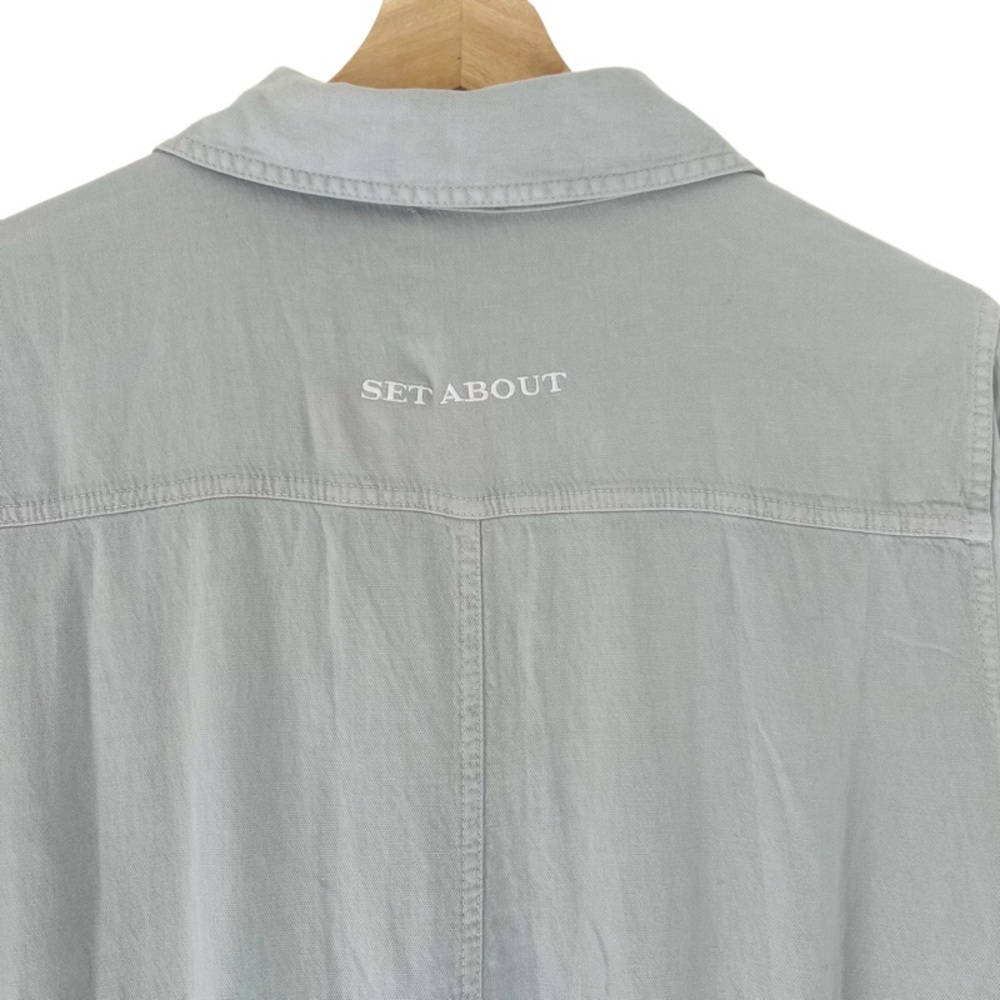 FAHERTY Arlie Day Jumpsuit in Stone Size M - Picture 11 of 11